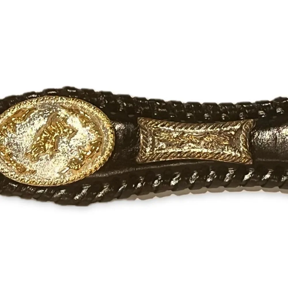 Hecho en Mexico Leather Belt Size 44 | Without Buckle|Scuffs on Leather